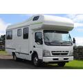 Deluxe 6-7 Mitsubishi Canter new zealand camper van hire