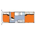 easygo 6 Berth new zealand camper van hire