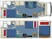 Real Value RV Rental F - 25 Class C Motorhome rv rental usa