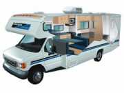 Real Value RV Rental F - 25 Class C Motorhome rv rental usa