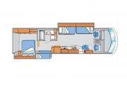 Compass Campers USA (International) AF34 Class A Motorhome Slide Out motorhome rental dallas
