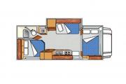 Compass Campers USA (International) CS25 Class C Motorhome camper rental denver