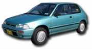 Diahatsu Charade or Suzuki Swift. australia car hire