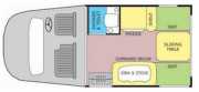 Comet Campers 2 Berth Voyager campervan rental melbourne