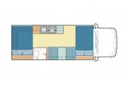 6 Berth DLX campervan hireadelaide
