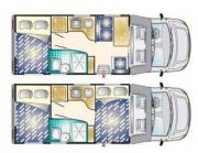 Star Drive France - Limited km Category A - Sky 20/Optimist  or similar motorhome hire france