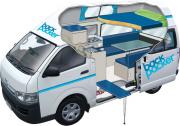 Backpacker Campers NZ 2-3 Berth Nomad motorhome rental new zealand