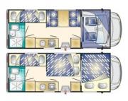 Star Drive France - Limited km Category B - Sky 51 or similar motorhome rental france