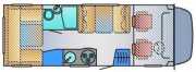 Carefree Motorhomes 23 Ft 6 Berth Motorhome motorhome rental uk