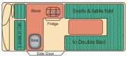 Compass Campers New Zealand Budget 2-Berth new zealand camper van hire