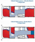 Pacific Horizon Motorhomes 6 Berth Eclipse - Pacific Premium motorhome rental new zealand
