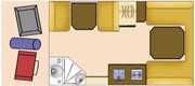 Bushlore Camper Rentals SA 6 Berth - Manual motorhome rental south africa