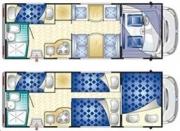 6 Berth Motorhome-Explorer motorhome rental - uk