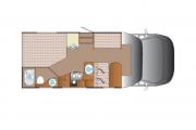 Abuzzy 4 Berth Motorhome campervan hire - new zealand