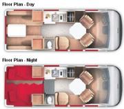 Go West RV Centre Budget Class B Deluxe Van 19’ motorhome rental calgary