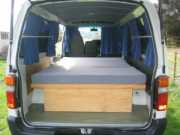 Nomad Sleepervan Diesel campervan hire - new zealand