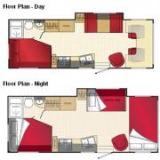 Go West RV Centre Budget Class C Motorhome 26' Slide Out motorhome rental calgary