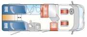 Type C - LMC Breezer T 654 G campervan rental germany
