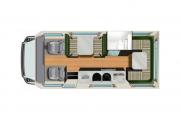 Apollo Motorhomes NZ - Flex 6 Berth Motorhome new zealand camper van hire
