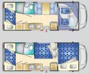 Rimor Super Brig 635 motorhome rental - italy