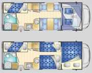 Rimor Super Brig 678 motorhome rental - italy