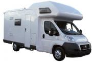 Coach-built 4 berths C637 motorhome hire france