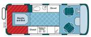 Westcoast Mountain Campers Deluxe Van Conversion (VC) rv rental calgary