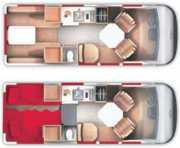 Go West RV Centre Class B Deluxe Van 19’ motorhome rental calgary