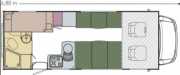Energi Campers France Coach-built A690 motorhome hire france