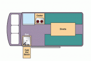 Camperman Australia AU 3 Berth Jesse Hightop australia camper rental
