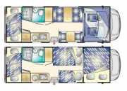 Star Drive Spain Category C: Sky 70 or similar motorhome rental spain