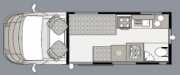 Irish Camper Vans Tribute 650 - 2 Berth motorhome hire ireland