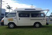 3 Seater Hiace Hitop Maxi Camper motorhome hire - australia