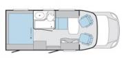 Caravan Daalmann Mobility Class - Knaus Sun TI 600 LF/UF netherlands rv rental