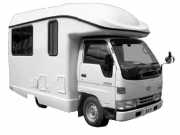3 Berth Charga campervan hire - new zealand