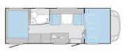 Caravan Daalmann Comfort Class XL - Knaus Sport Traveller 700 DG motorhome rental holland