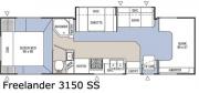 Giant Recreation World Class C Coachmen Freelander 3150 motorhome rental usa