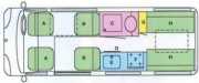 Luxury 2/4-Berth motorhome rental - uk