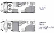 Chester Motorhome Hire 4 Berth Auto Motorhome motorhome rental uk