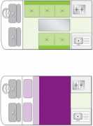 Jucy Campervan Rentals NZ 2 Berth el Cheapo Cruiza new zealand camper van hire