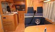 20 Ft 2 Berth Hymer Van motorhome rental - uk