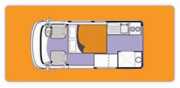 Easygo Campers NZ easygo 2 Berth with Shower & Toliet new zealand camper van hire