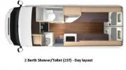 Kea Campers AU Kea 2 ST TV motorhome rental sydney