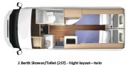 Kea Campers AU Kea 2 ST TV motorhome rental sydney