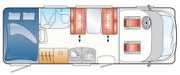 Type C - LMC Breezer A 694 campervan rental germany