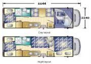 France Motorhome Hire Compact Low Profile 3 - 4 Berth Motorhome motorhome hire france