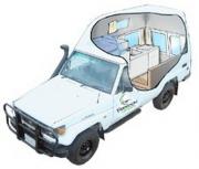 2/3 Berth 4WD Bushcamper campervan hire - new zealand