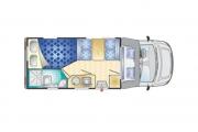 Small Motorhome - Katamarano 12 motorhome rental - italy