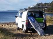 Tassy Shack 2 berth motorhome rental australia