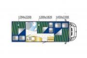Large Motorhome - Elnagh baron 46 motorhome rental - italy